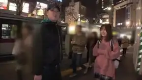 マジ軟派、初撮。 1449 忘年会シーズンの五反田で見つけた18歳の現役女子大生を突撃ナンパ！気になる先輩へアタックしたいがどうすればいいか悩んでいる奥手な彼女に、実戦演習(という名のセックス)を行うと、美味そうにチ●ポをしゃぶり、手マンで