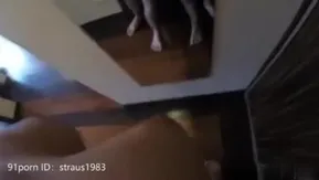 [欧美] 91猛男再发威~镜头前爆操金髮白虎妞~就算在沙发上也能啪~上位骑乘疯狂榨精~