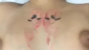 满背纹身妹子双人啪啪大秀 性感屁股后入抽插