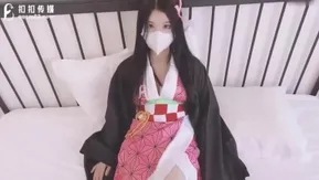 【扣扣传媒】QQOG-017 弥豆子遭潜规则 小敏儿