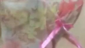 Cotidiano da deusa de seios grandes ~ Nua e brincando obscenamente com a vovó ~ Filmando para padrinhos ~