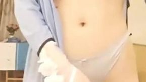 胸を丸くして～下着を脱いでアソコをいじってみよう～