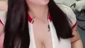 [韩国] 红白大对抗~黑长直主播的情欲实况!!大乳晕大胸部可以揉吗？