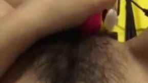 騷逼老婆玩砲機