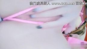 萌妹吃貨少女希希醬-繩縛插超粉穴