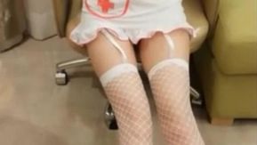 极品名器超爆网红『萌白酱』VIP会员版之白丝护士服 幸福香蕉玩弄一线天粉鲍 完具插入粉穴 高清720P原版收藏