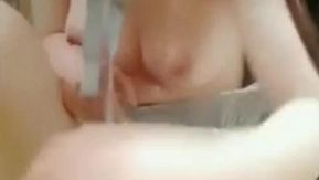 288元相当のネット有名人の背中の開いたセーターの女神のクリスタル棒が挿入されている高解像度のオリジナル。
