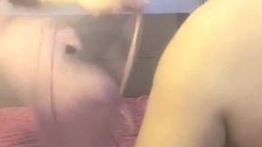 (小蜜桃amy) 气质甜美短发主播啪啪 最后被口爆