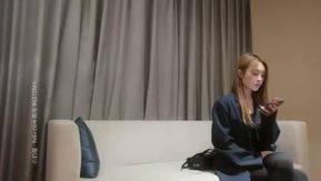 约啪气质黄发妹子