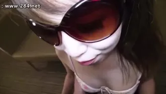111219_927-1PON Roher Sex mit Sonnenbrille Hina Hakusan, die ihr Gesicht nicht zeigt
