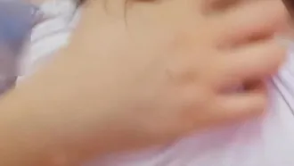 Play with 2018 top-notch black stockings and tender pussy, Internet celebrity, young kinky sister rubs her breasts and plays with her pussy, double-penetrated with ice dick, BB's cum and white juice, moaning wantonly and charmingly, super pink and beautiful pussy, close-up HD 720P version
