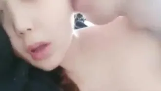 The young girl wakes up and gets up to have sex, 69 lick each other on top, ride on top and fuck hard