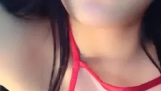 Tuya weiches Mädchen sexy Bauchband schwarze Strümpfe Masturbation Live-Übertragung 1