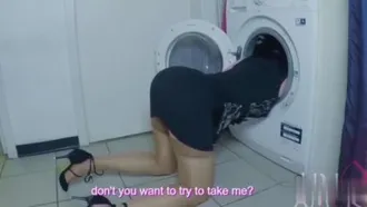 [歐美!] 地方的媽媽卡在洗衣機 需要你的幫助