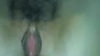 Big ass young woman eats sperm