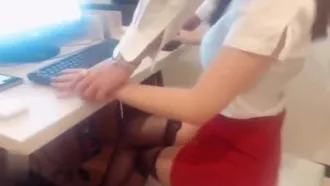 Taiwanese SWAG female secretary seduces her boss at all costs in order to get promotion