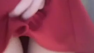 [Área de video corto] Vestido rojo ①
