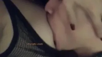 The young man used his dick to conquer the beautiful young foreign woman with beautiful breasts and licked her so hard that she couldn't stop wearing sexy underwear and having sex on the sofa 01