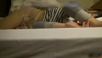 It's super exciting to play with the unconscious beautiful girl. She keeps filming and kneading her without moving. She really wants to fuck her.