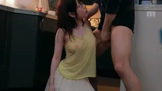 A plain student's braless, sloppy, see-through nipples. Sakura Miura gets an erection at the reunion with her big breasts.