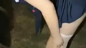 Anchor benefits: A lolita in stockings and high heels is leaked outdoors and is trained by a scumbag. Her hairless cunt is put on nipple clamps on her delicate breasts. She is stimulated with an electric shock stick and masturbates while squatting on the roadside to urinate and stimulate.