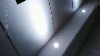 Una vera prostituta ha filmato segretamente la trasmissione in diretta 04. Bella ragazza con calze nere e tacchi alti