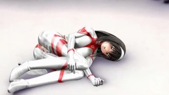 Eroina degli effetti speciali della bella ragazza L'idolo della bella ragazza geme nello stupro in cosplay pita