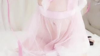 Private toy-young girl breast touching show