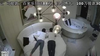 [飯店偷拍]辦公室戀情曝光?!和女同事相約開房~按摩浴缸休息完再大干一場!!