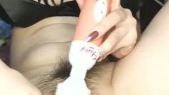 The slutty anchor started the show just after he turned 18~ His first masturbation show at the age of 18~ His pussy is pink and she screams lustfully~