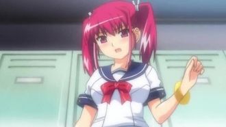 Tsundere, ragazza lasciva rannicchiata 1