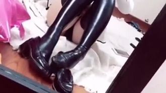 어린아이 같은 얼굴과 큰 가슴의 대표주자! 함대 소녀는 꽉 짜여진 스웨터를 자르고 ... 구멍에서 큰 가슴이 튀어 나옵니다 (7)
