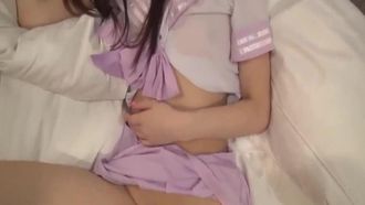 Hermosa chica clase S sin maquillaje ☆ Hija de 18 años con carne apropiada