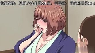 Legendas em chinês - Esposa se torna vagina de colega em fonte termal