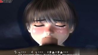 3D 睡眠中に輪姦された処女の女の子