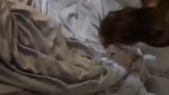 La cugina taiwanese ha fatto irruzione per sedurre il fidanzato di sua cugina. Dopo aver bevuto, ha fatto irruzione nel fidanzato di sua cugina addormentata e se lo è infilato in bocca indipendentemente dal cugino addormentato.