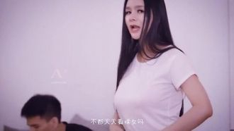 国产AV剧情巨乳前女友分手找安慰前男友把屌送