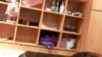 장난꾸러기 소녀가 이발소에서 남자를 유혹하고 섹스를 합니다. 그녀는 옷을 입고, 가슴을 만지고, 오럴 섹스를 하고, 다리를 들고 섹스를 하고, 신음하고 헐떡입니다. 놓치지 마세요.