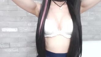 섹시한 세라복 비디오 소녀 롤플레잉 자위와 운지법 생방송-2