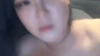 韩国妹子晚上户外车震口交逼逼还塞着跳蛋再带套抽插呻吟娇喘