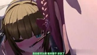 중국어 자막 3D 동인 로리타와 기계 곤충 섹스