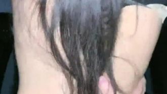 심야 영화관에서 콘돔 없이 질내 사정하기