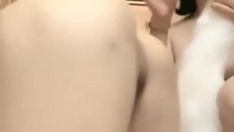 (恩熙熙)高颜值美女情趣肚兜双女秀