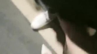 (야외 꼬마 우유고양이) 한밤중 차량충격