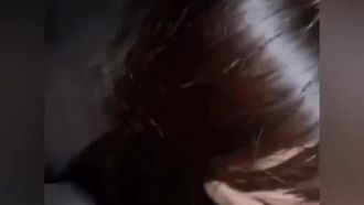 【小蓝的性福生活】超漂亮的曼妙酮体，地下停车场身体的欲火压不住，巨性感黑丝内裤，操射口爆诱惑！