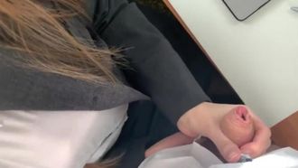 [Alta qualidade sem censura] Sexo com uma linda secretária no escritório depois do trabalho