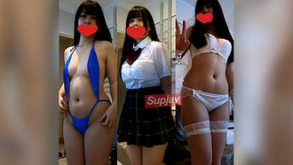 FC2PPV 4588846 Creampie in 3 situazioni cosplay su un'ingenua coppa G di 18 anni che appare in AV per la seconda volta nella sua vita!