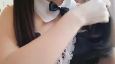 【国産】広報代理店 可愛い 巨乳 ロリ 九尾の狐 M メイド 制服 黒ストッキング バイブ