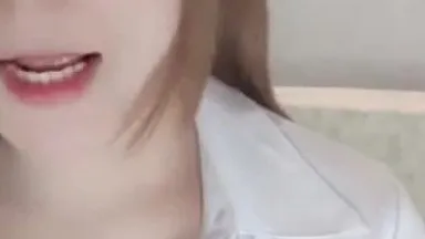 [A tentação das meias pretas] Enfermeira peituda âncora de meio período Yiyi ~ Show de masturbação pronta para dirigir !!