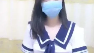 Good-looking and sweet girl Jiu'er masturbates with props, sexy student uniform, chair massager, vibrating pussy, moaning, very tempting, don't miss it if you like it